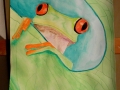 Frosch von Stine, in der Malschule Maluck